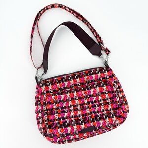 Vera Bradley Carson Crossbody Bag in Houndstooth Tweed Retired Print